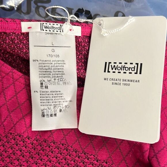 NWT Wolford Leeloo Tank Top Pink L - Picture 12 of 13